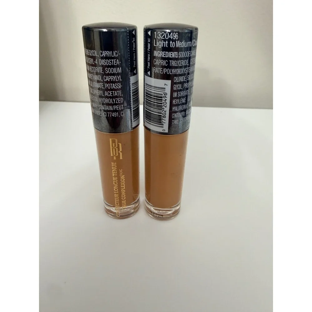 Black Radiance Longwear Concealer Womens Light to Medium 1320496 2pk NWT